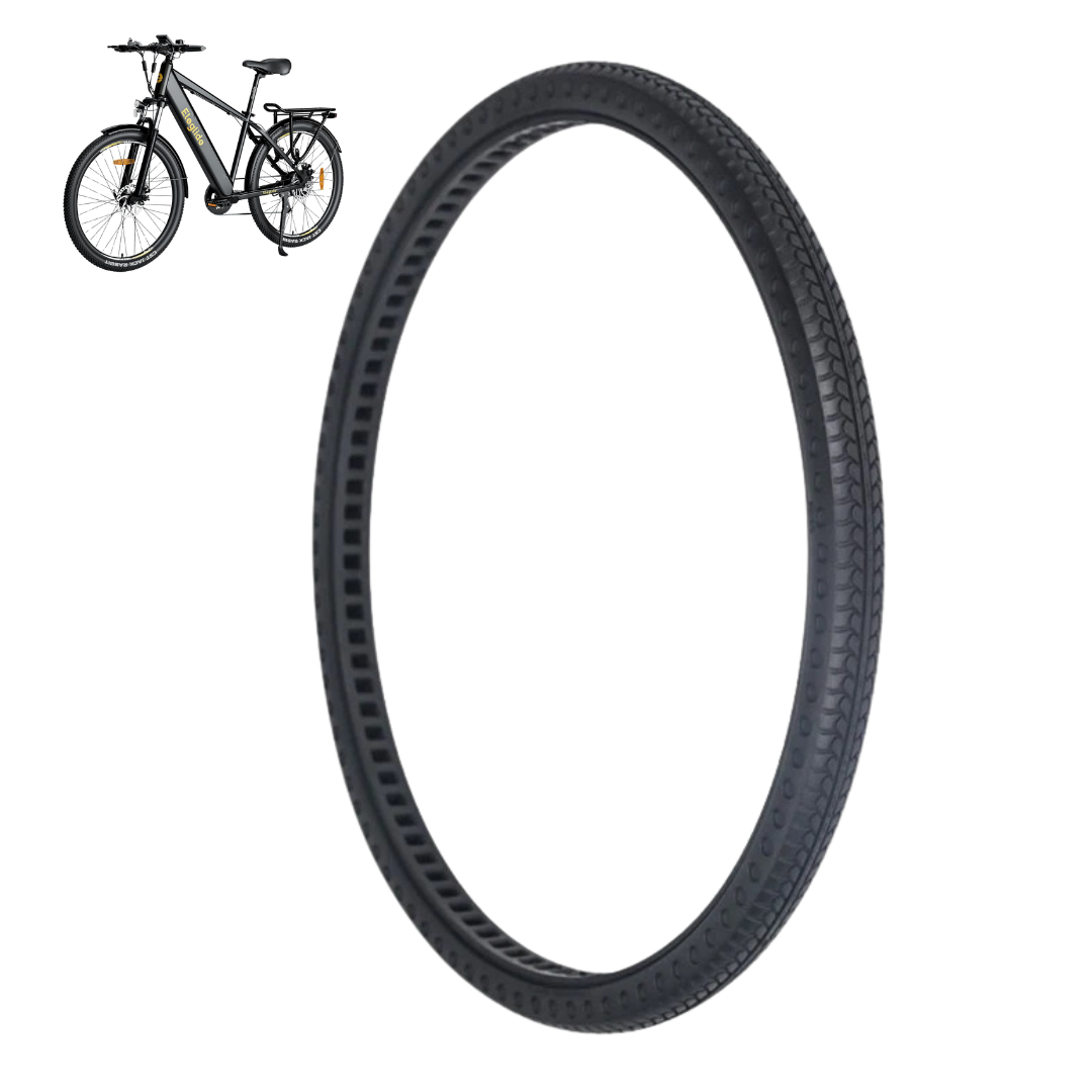 Compra Deli Pneumatico 24 x 2.125 Catarifrangente Nero/Crema su HBS
