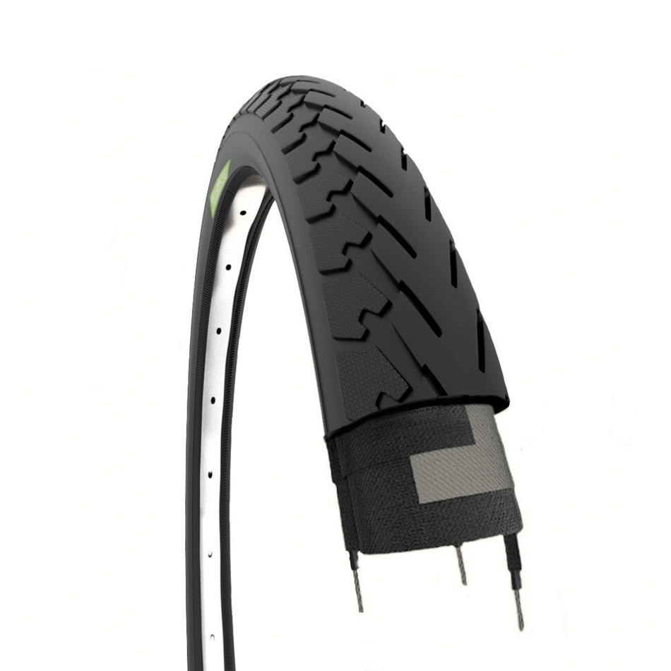 kit 1 black city bike tire 700 x 35 c