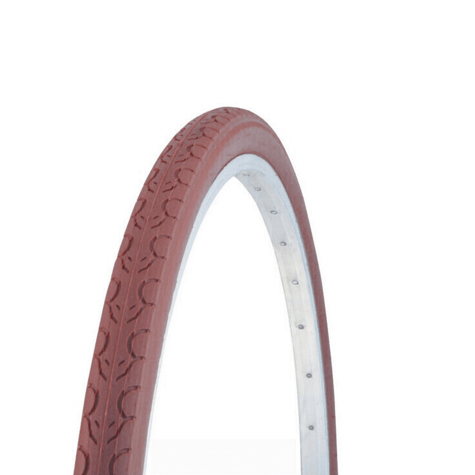 1 Tire 700 x 35 C Brown trekking slick rigid KENDA