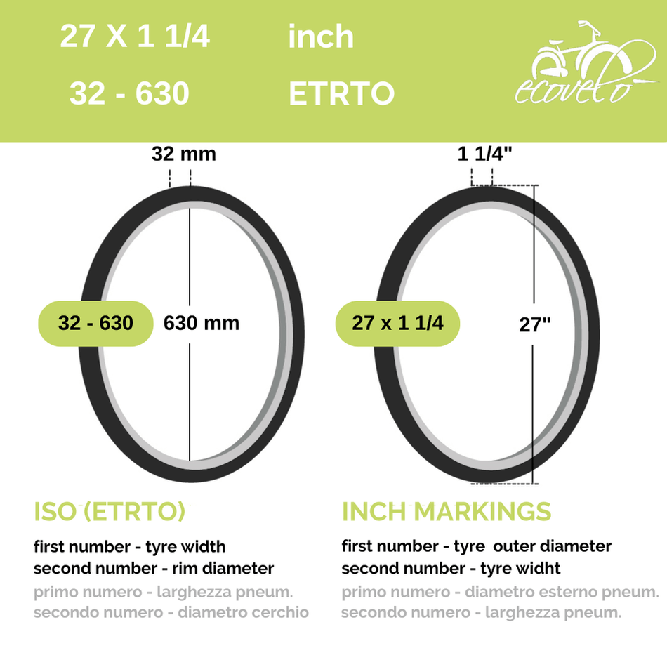 1 copertone 700x35c per bici da città 28