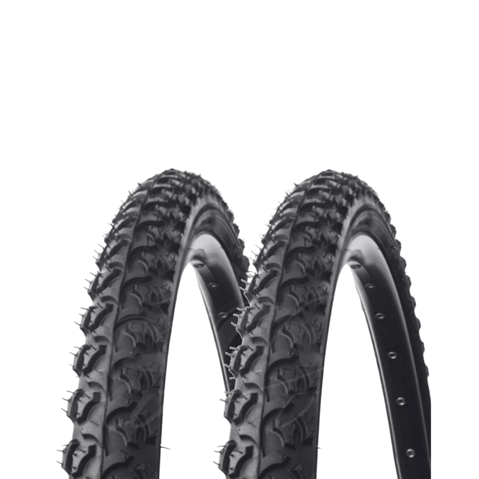 2 kenda tires26x1.95 black rubber mountain bike tires26