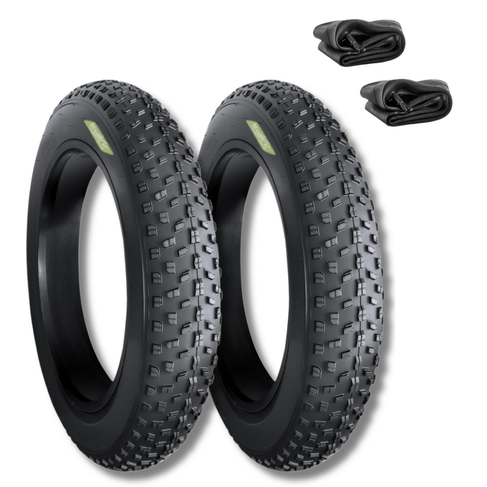 2 tires 20x4.0 + tubes tires for fat bike e-bike wheels 20” 