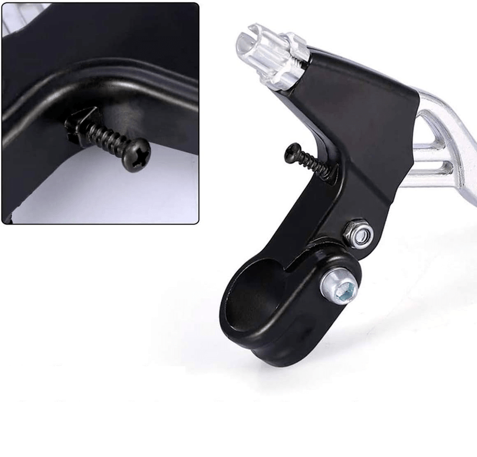 Pair of universal aluminum bike brake levers v-brake 2 fingers 