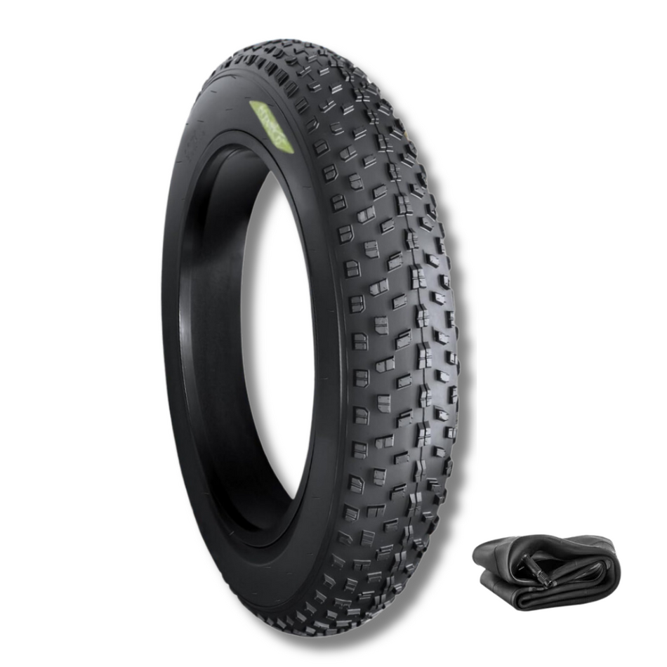 1 tire 20x4.0 + tire tube for fat bike e-bike 20” wheels 