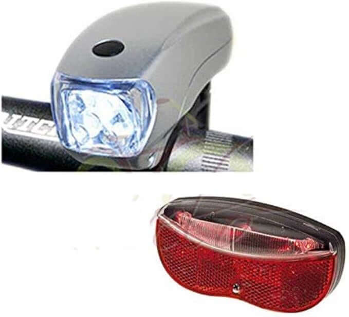 multiple headlight light lighting bike city and mountain bicycle 